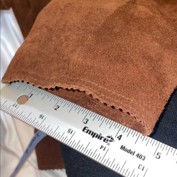 Maximo Wilsons Classic Brown Suede Western Belted Jacket Women's XL Vintage Y2K - Picture 16 of 16